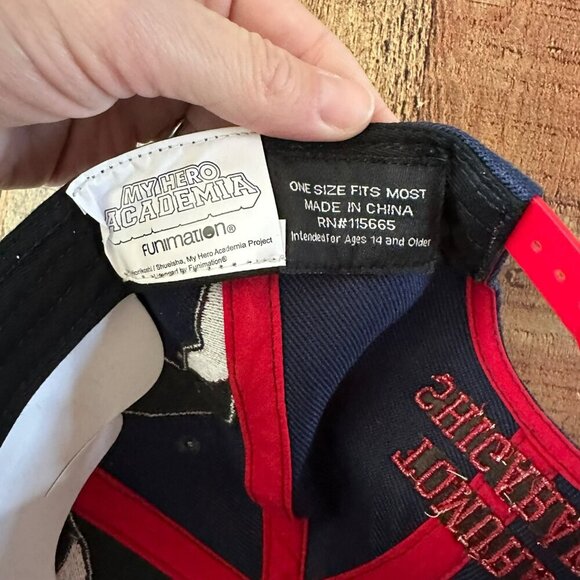 Tomura Shigaraki My Hero Academia Snapback Cap By Bioworld  Funimation - Picture 7 of 7